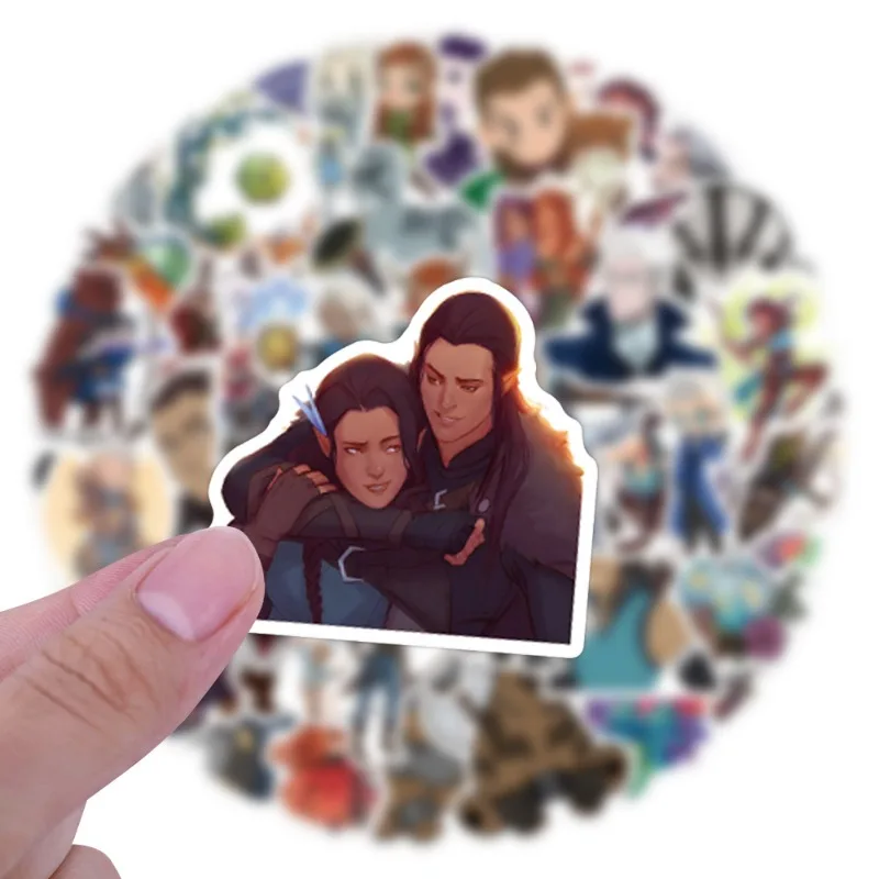 55 pezzi The Legend of Vox MachinaCartoon Graffiti adesivi decalcomanie valigia computer portatile decorazione chitarra fai da te bambini classici giocattolo