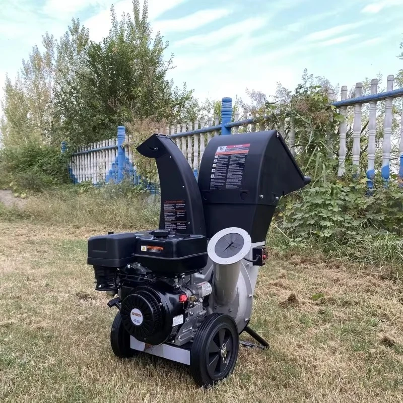 Speedy SPY6 2.25 In. 6.5 212cc Gas Powered 3 in 1 Grinder Machine Garden Wood Chipper Shredder 3T/h Capacity 1-Year Warranty