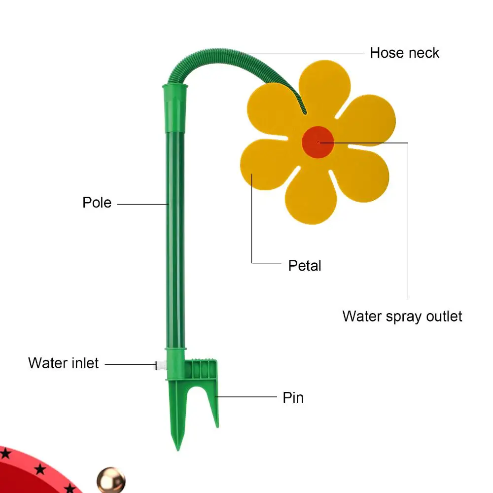 Dancing Water Sprinkler Portable Novelty Water Spraying Tool 360 Degree Swivels Garden Water Sprinklers for Garden Irrigation