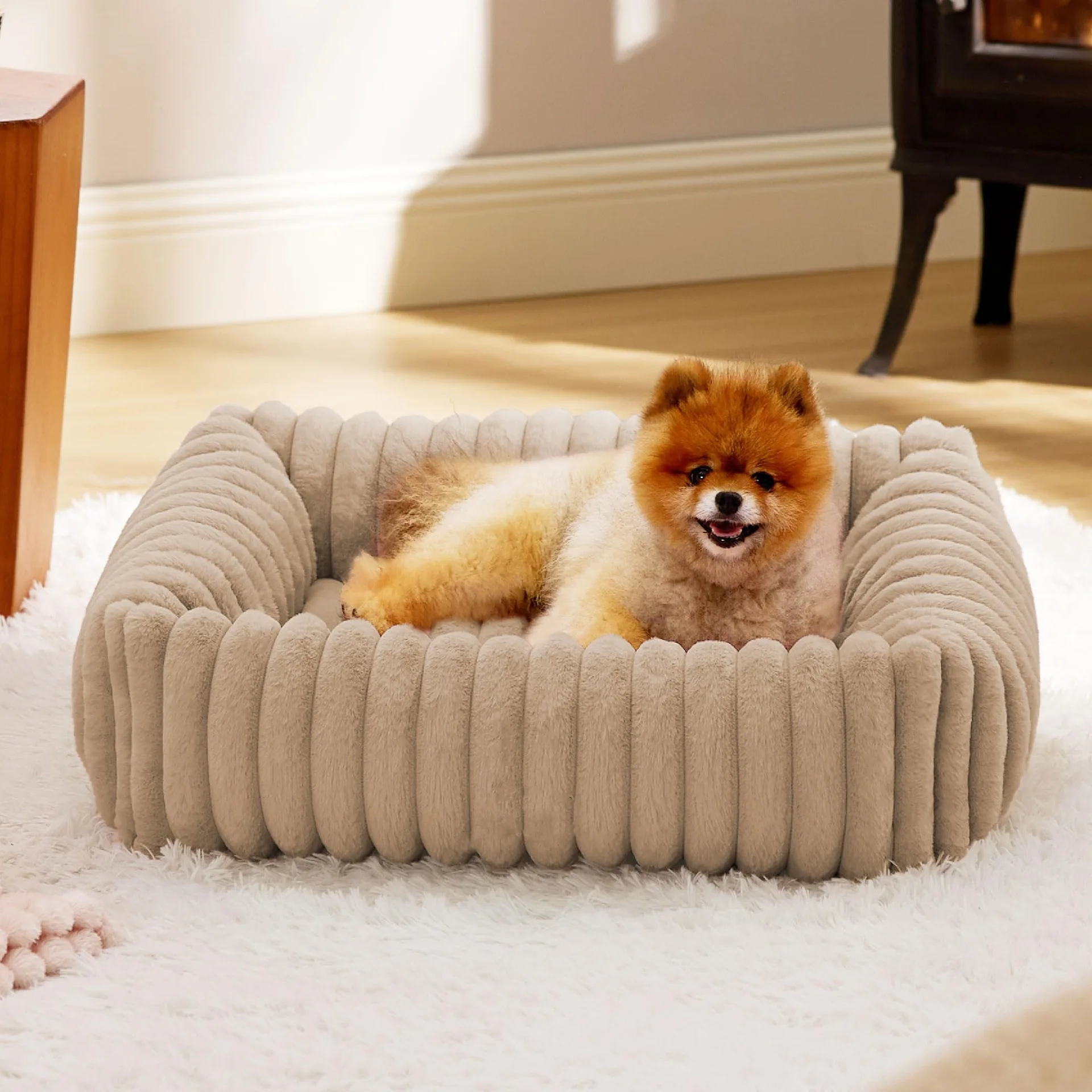 

Wholesale Manufacturer Custom Logo Pet Product Supplier Cat Dog Bed Luxury