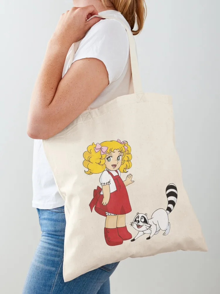Candy Candy Snow Capucin Tote Bag shopping bags foldable cloth bag woman Beach bag