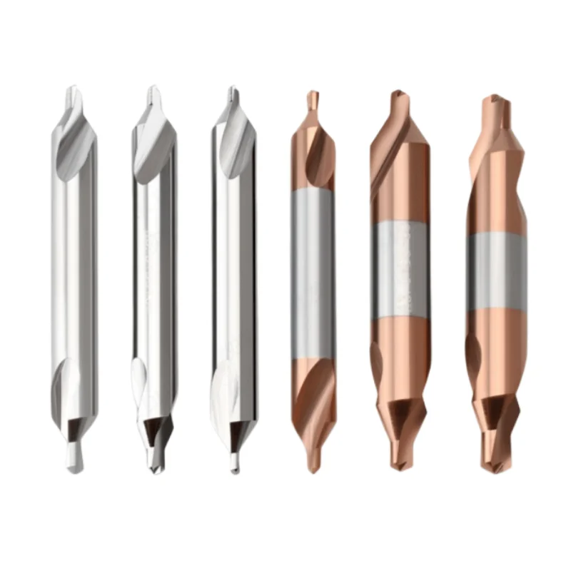 Integral Cemented Carbide Tungsten Steel Center Drill A2.5 A6 A8 A10 A-type Double-head Centering Coating Lengthened Positioning