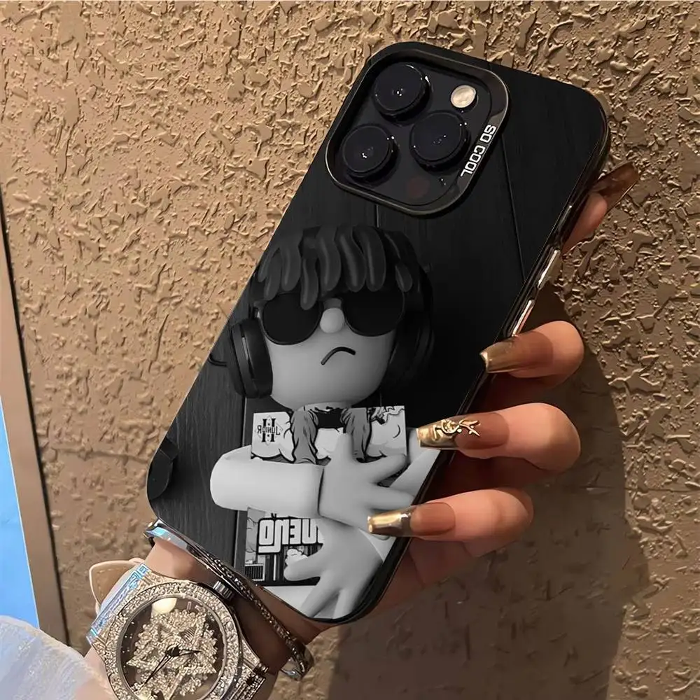 Casing HP J-Junior H Sad Boyz untuk iPhone 14 16 15 11 12 13 Pro Max Mini Plus, Pelindung Anti Benturan