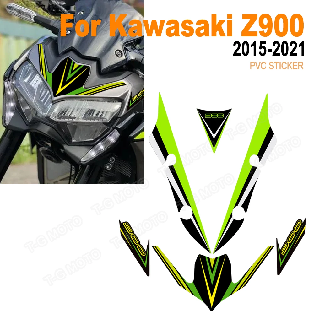 

Z900 Motorcycle 2015-2021 Front Fairing Fender PVC Stickers Decals For Kawasaki Z 900