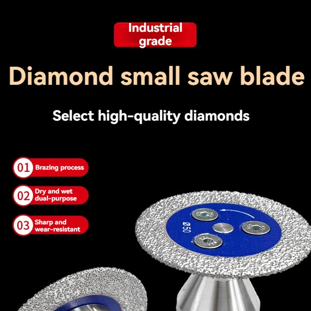 

Mar.M14 Diamond Vacuum Braze Engraving Saw Caving Cavity Blade Mini Grinding Disc Removable Flange Concrete Tile Cutter