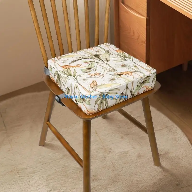 زيادة كراسي الطعام وسادة الطفل مقاعد معززة للطفل الطفل وسادة مربعة مطبوعة نمط وسادة الداعم وسادة حصيرة 57QE