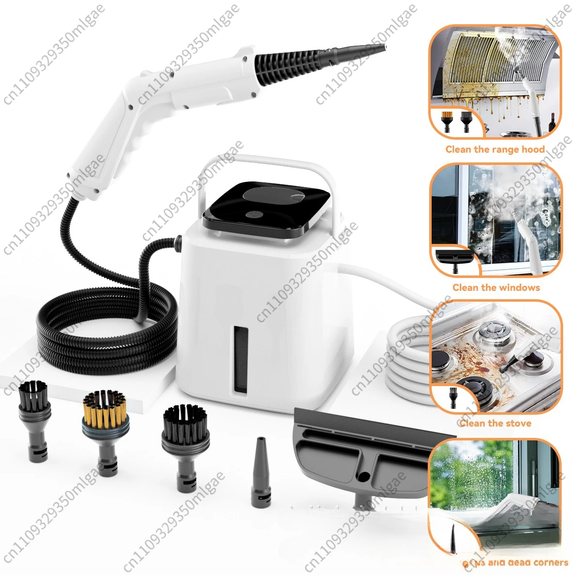 High Temperature Cleaner Portable Household Steam Cleaning Machine Fast Heating Kitchen Oil Stain Remover for Range Hood
