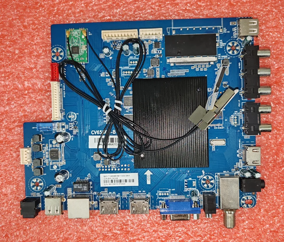 CV6586H-B WiFi network 4K TV motherboard  Physical photos, tested well