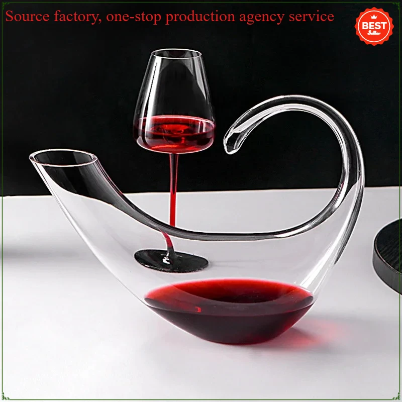 

1 шт., высококачественное хрустальное стекло, вращающийся на 360 градусов графин, стакан 1100 мл, диспенсер для вина/декон, стакан для бара, аксессуары для вина