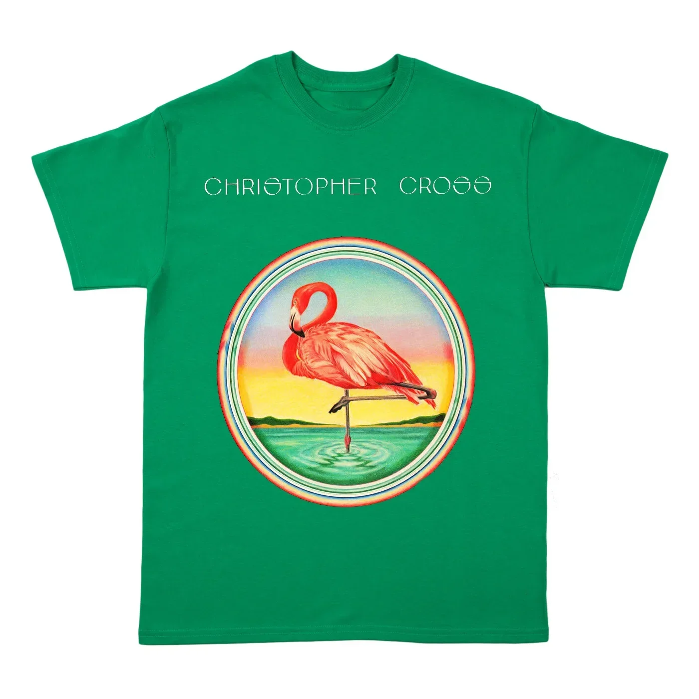 Album Covers - Christopher Cross Shirt Short Sleeve Green Unisex S-5XL BY606