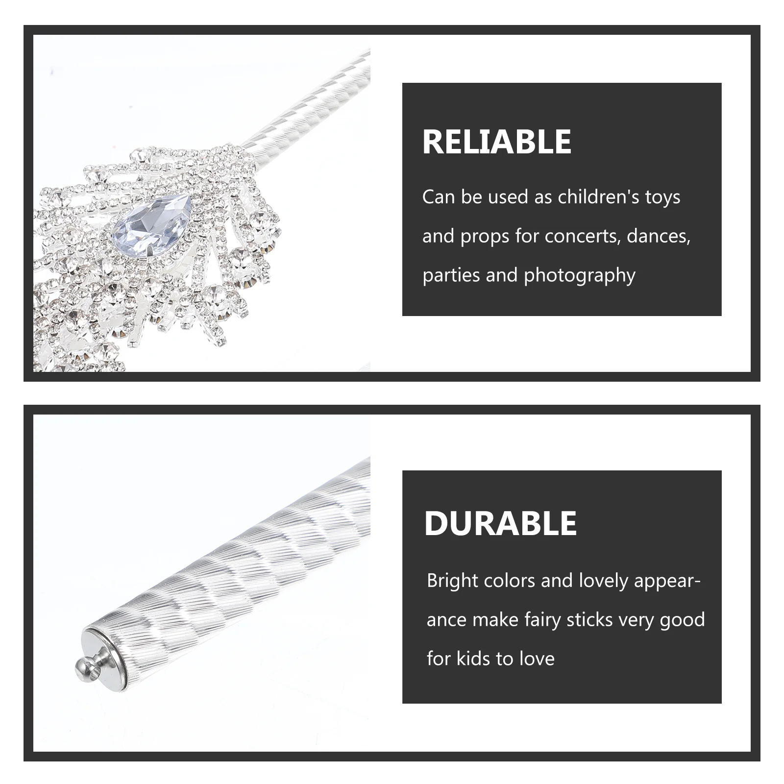 요정 지팡이 소녀 요정 스틱 라인스톤 장식 코스프레 파티 소품 무대 공연 소품 정교한 금색 휴대용 천사 지팡이