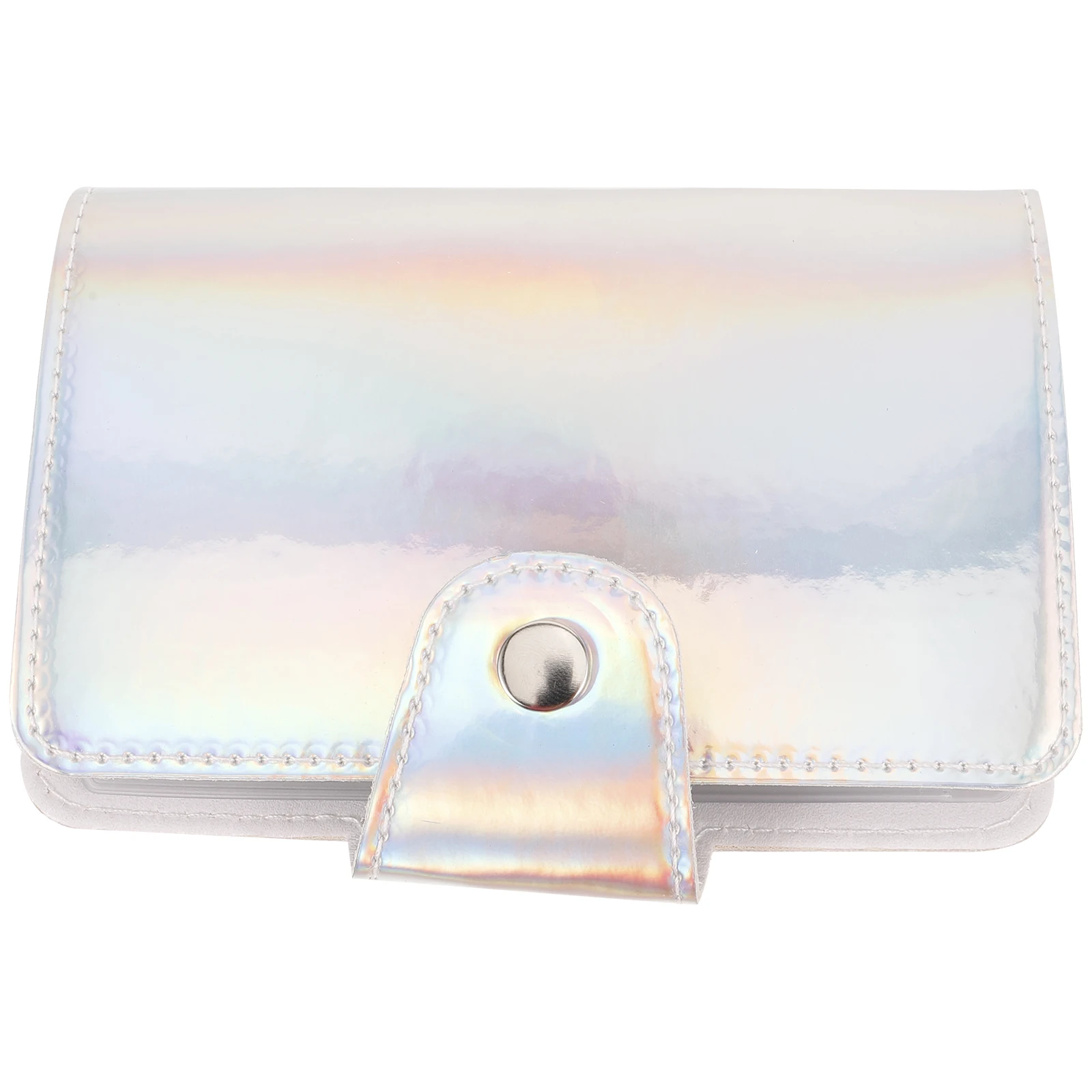 

Rectangle 12.5 Silver Edge Nail Art Template Storage Bag Cases for Plates ganizer Portable Nail Stamping Plates Holder