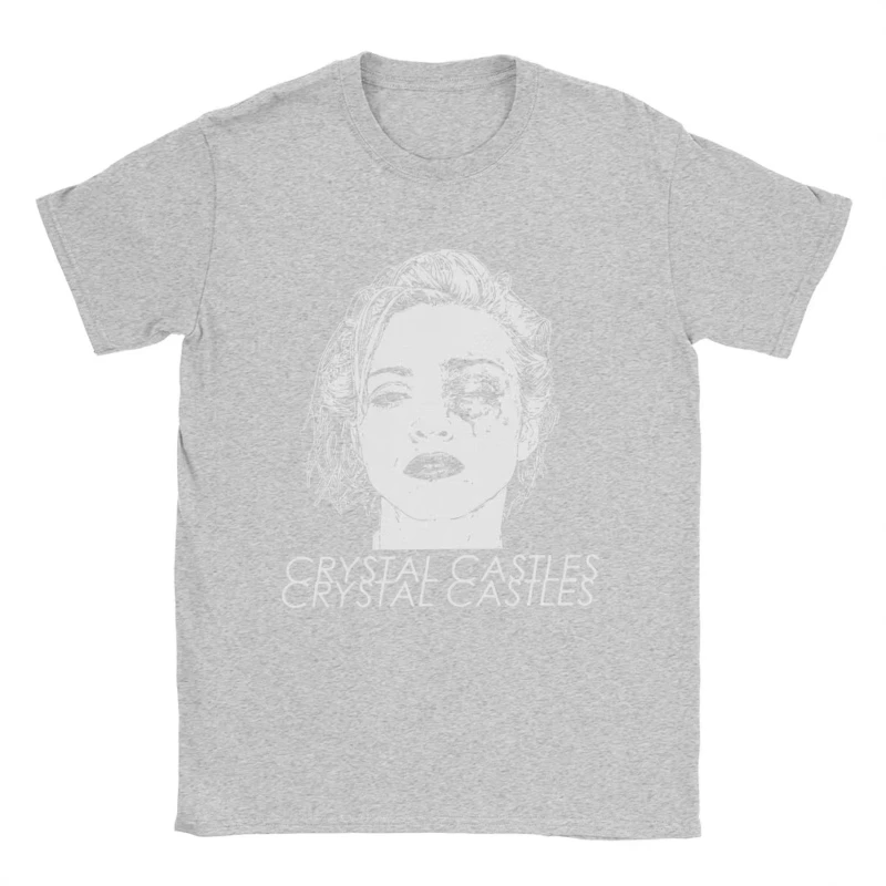 Men Crystal Castles T Shirt Cotton Tops Crazy Short Sleeve O Neck Tees Graphic Printed T-Shirt
