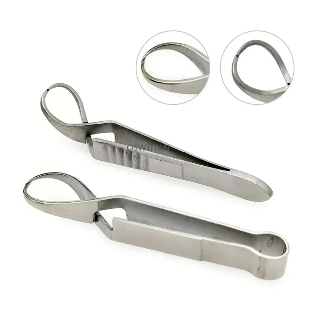 ที่หนีบผ้าสำหรับจักษุแพทย์ 1 ชิ้น คีมหนีบผ้าสำหรับจักษุแพทย์ ผ้าสำหรับกล้องจุลทรรศน์ ผ้าสำหรับเครื่องมือผ่าตัดจักษุ