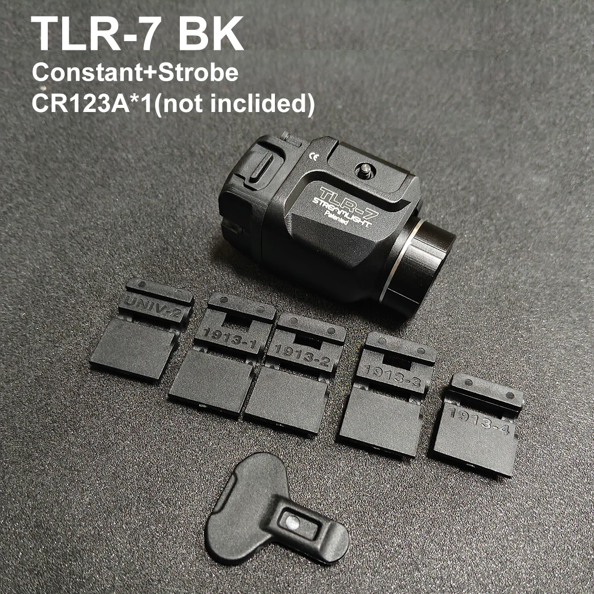 TLR 7 TLR 7X pistolet Scout lumière LED lampe de poche stroboscopique pour Airsoft G lock 17 Taurus Fit 20mm Rail 500 lumens batterie Rechargeable