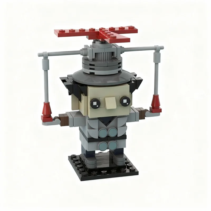 

159pcs MOC Inspector Gadget Brickheadz Model Building Blocks Construction Toy Christmas Gifts DIY Creative Idea Education Brick