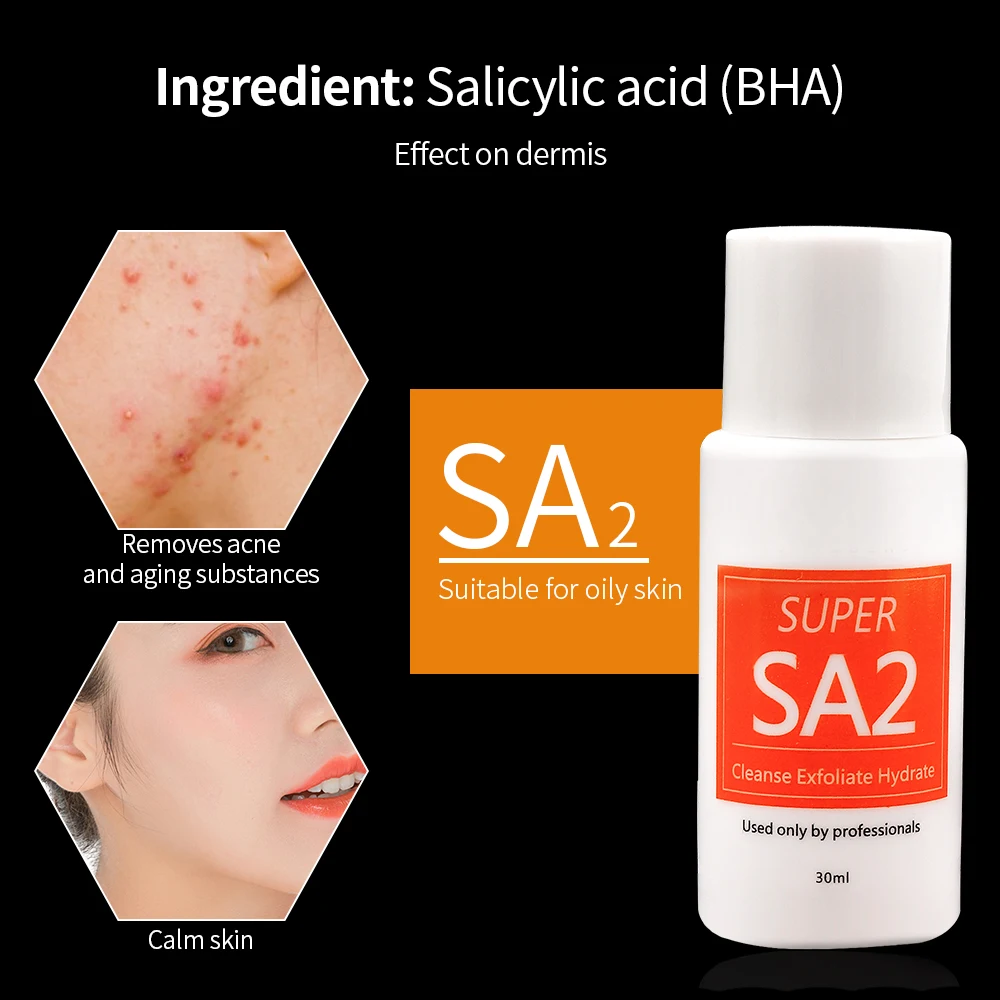 30ml Serum Aqua Peeling Solution AS1 SA3 AO3 Concentrated Liquid Acid Skin Peel For Hydra Dermabrasion Facial Skin Care