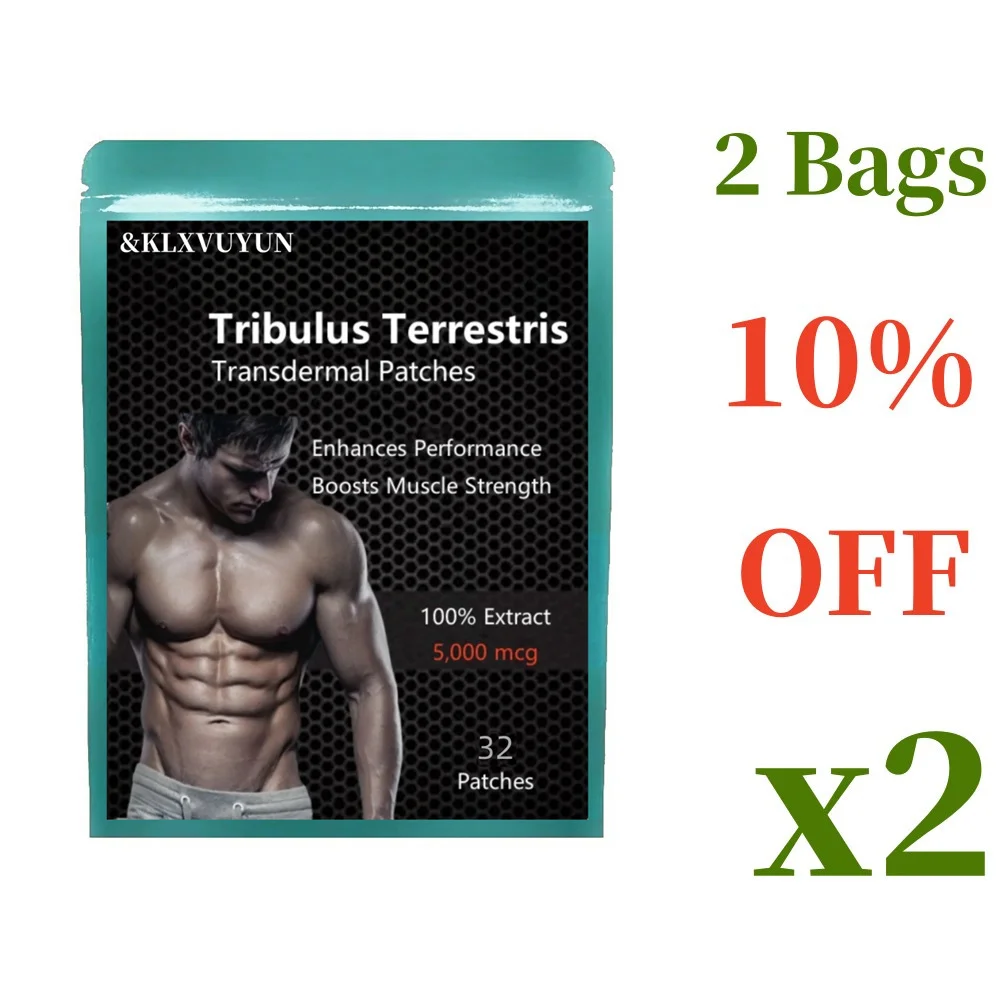 Bulgarische Tribulus Terrestris 5000 mcg – Testosteron-Booster-Transdermal-Pflaster. Aufnäher hergestellt in den USA.