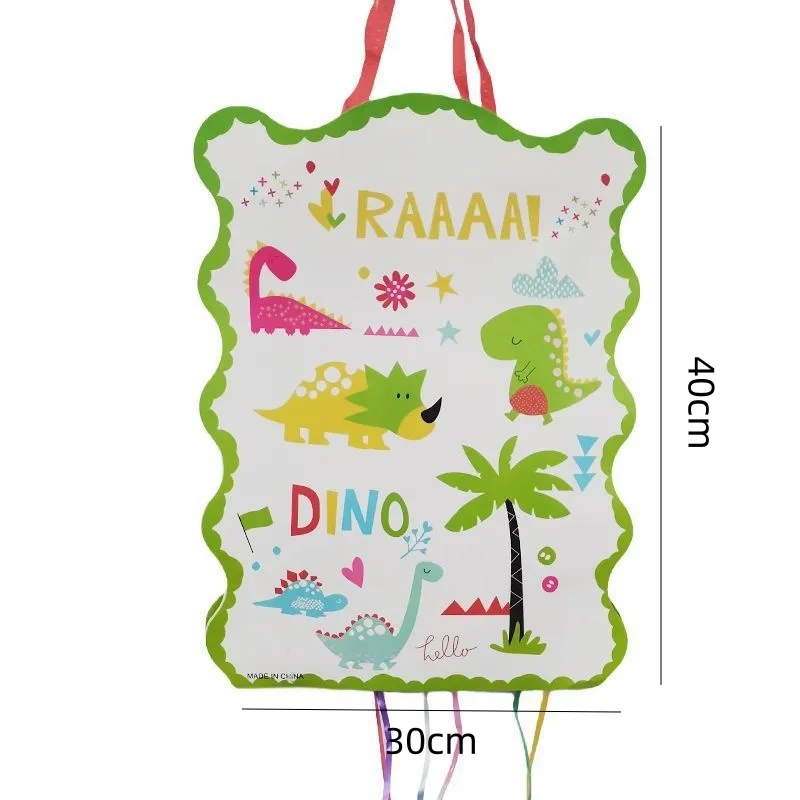 Imagen 7: DIY piñata decoración dinosaurio unicornio cumpleaños piñatas niños favores Baby Shower decoraciones para fiesta de feliz cumpleaños 1 unids/lote