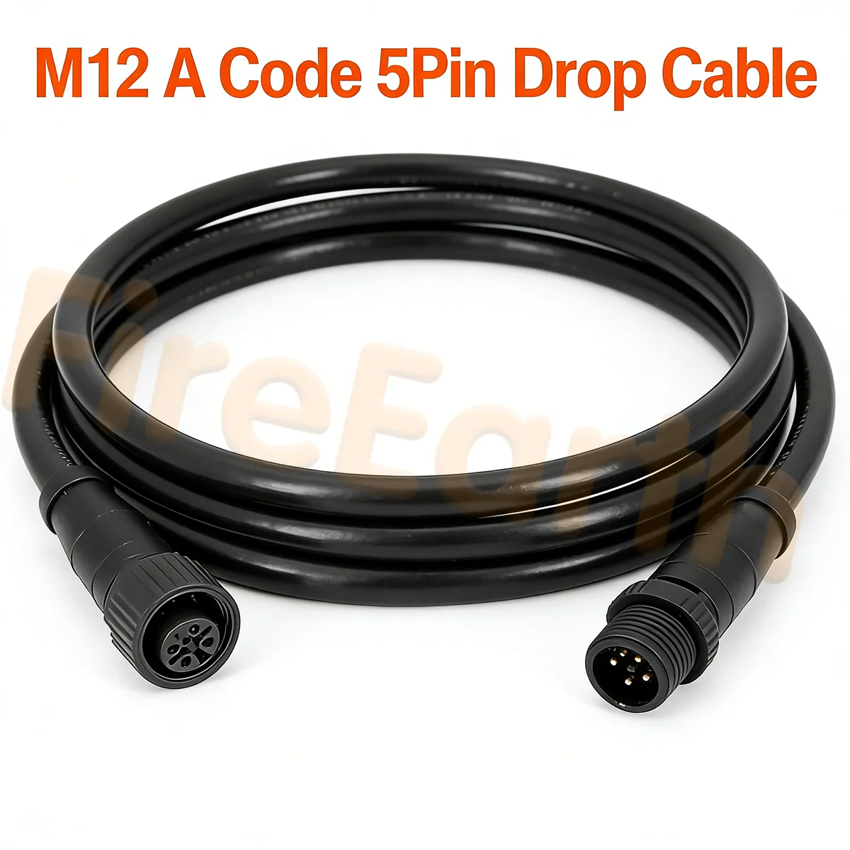 NMEA 2000 N2K Backbone Drop Cable IP67 Micro-C M12 A Code 5 Pin Male to Female Extension Cable For Garmin Lowrance Simrad B&G