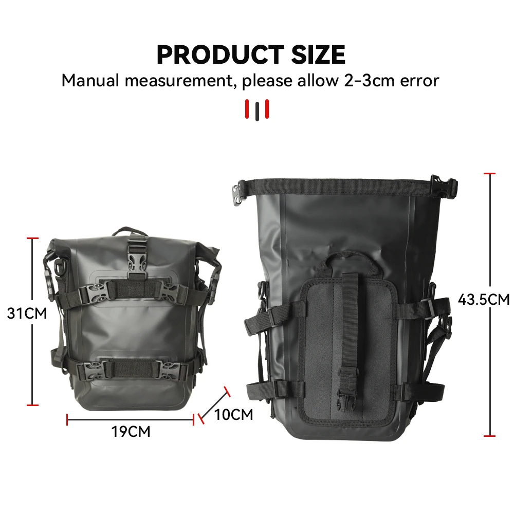 Motorcycle Bumper Bag For BMW R1200GS R1250GS ADV Waterproof Crash Bars Bag For HONDA NC750X CB500X Bumper Repair Tool Bag
