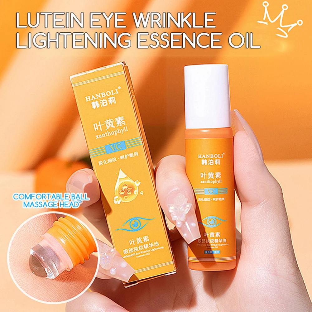 8ml Vitamins C Lutein Anti-Wrinkles Essences Oil Lightenings Dark Circle Anti Ageing Eye Lotion For Eyes Care Products