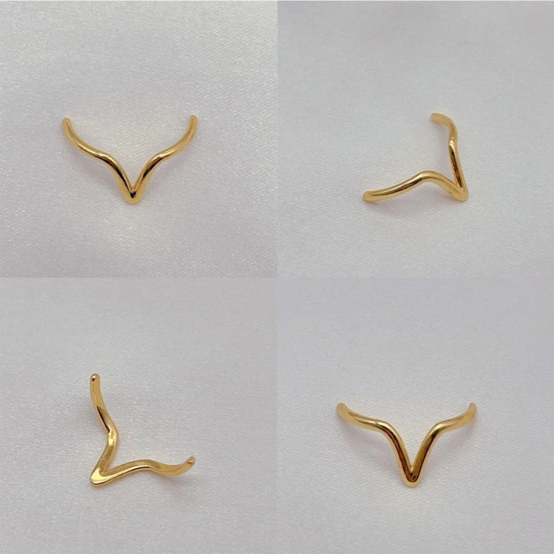 F42F Fascino personalizzato per clip per naso, rinforzatore per ponte nasale regolabile per caratteristiche del viso