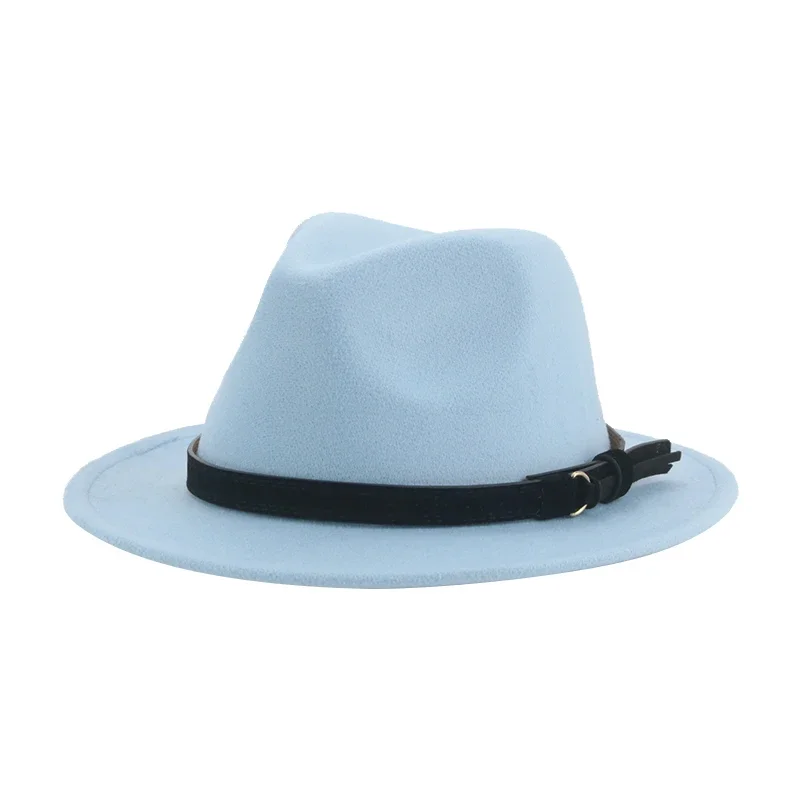 Kids Hat Girls Boys Small Hats for Women 52cm 54cm Cute Fedoras Child Felted Hat Solid Panama Jazz Caps New Sombreros De Mujer