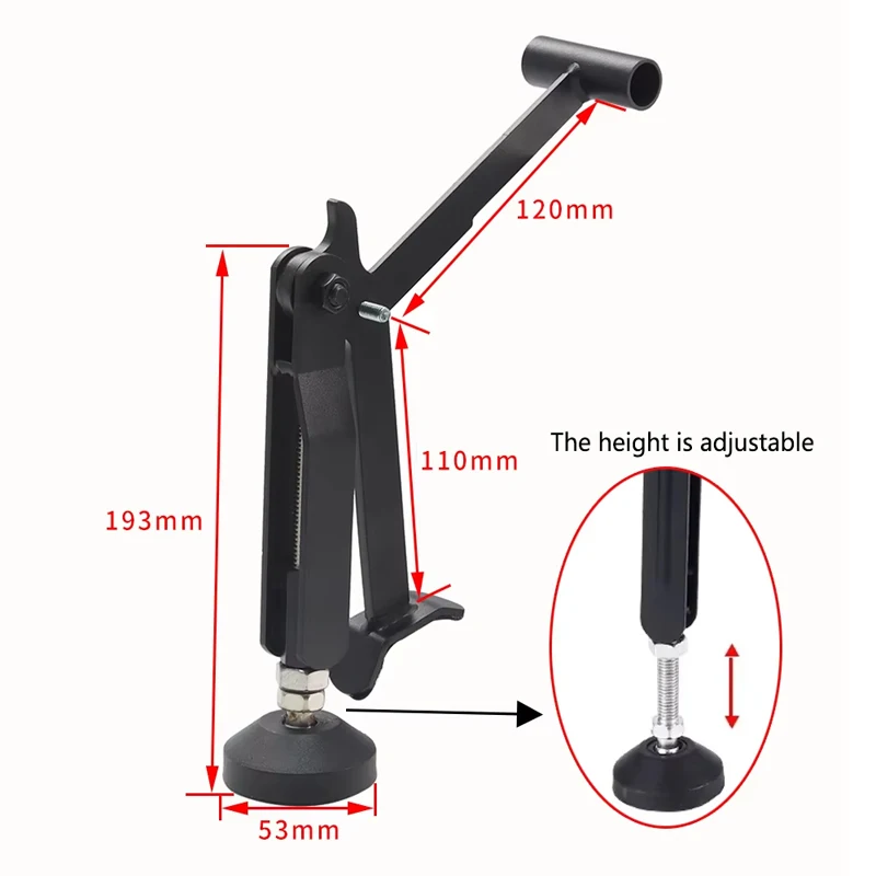 Soporte para motocicleta BLALION, marco de soporte para elevador de ruedas que ahorra trabajo, soporte de elevación pesado plegable, marco de grúa estable para la mayoría de bicicletas de cross