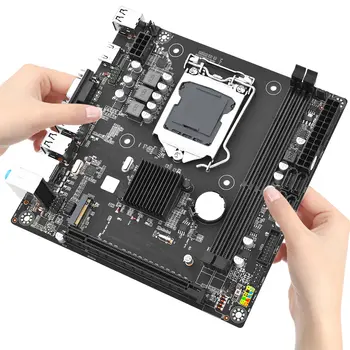 Základní deska B75M-I pro stolní počítače s paticí LGA 1155 a mini-ITX, podporuje dvoukanálové DDR3 16GB počítače, základní deska pro kancelář 10 nejlepší prodej Základní deska 1155 ITX - №1