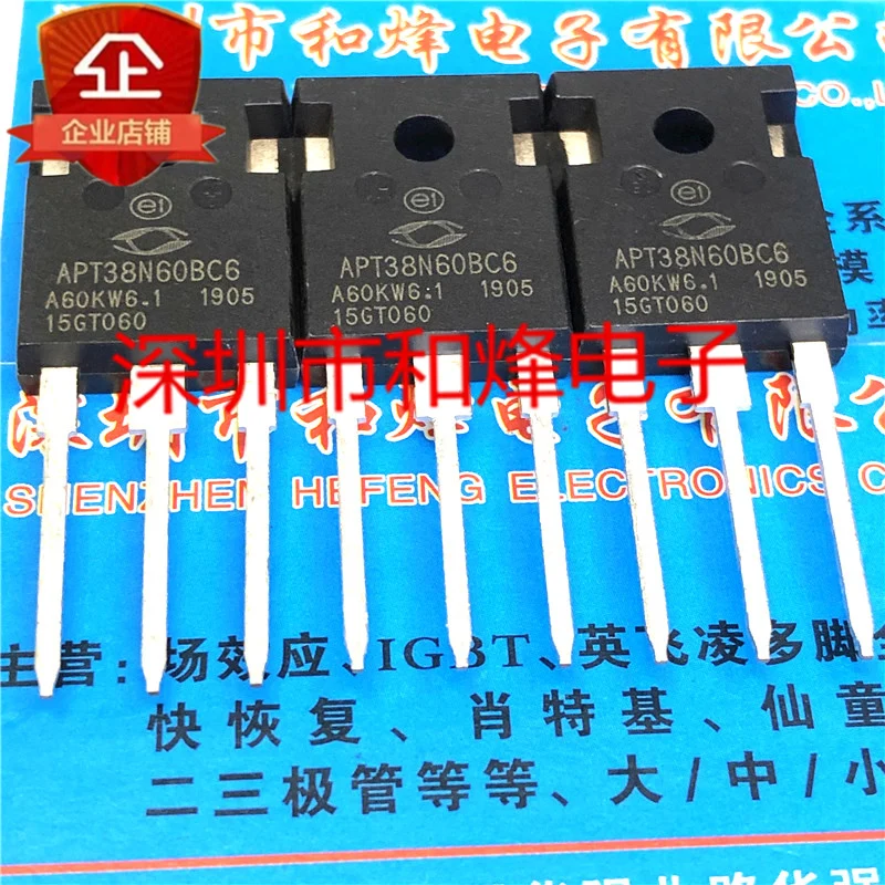 5PCS-10PCS APT38N60BC6 TO-247 600V 38A Baru dan Asli Tersedia