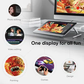 Monitor tabletu graficznego XPPen Artist Pro 14 (Gen 2) X3 Pro 16K, 99% sRGB, rozdzielczość 1920x1080, system Windows, Mac, Android 12 best sales tablet ogniowy - №9