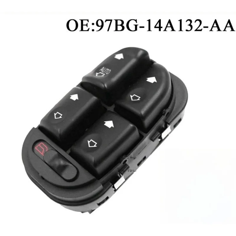

97BG14A132AA кнопка переключения регулятора оконного стекла для Ford Mondeo MK2 1997-2001 1 шт., абсолютно новый