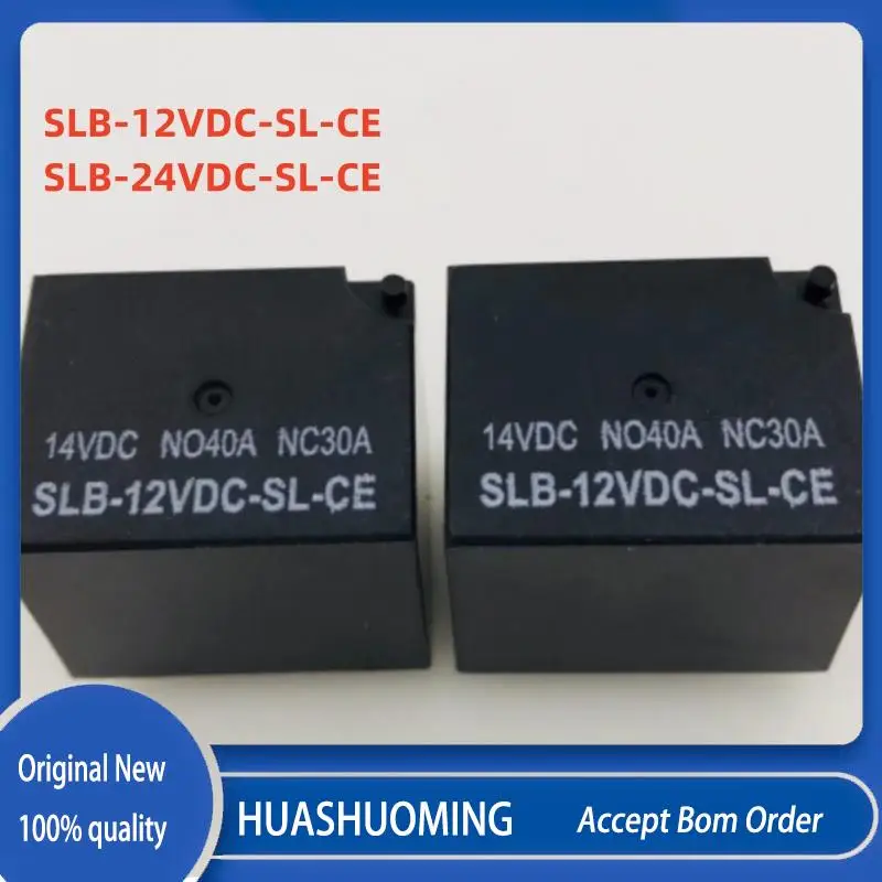 10 unidades/LOTNEW SLB-12VDC-SL-AE SLB-24VDC-SL-AE SLB-12VDC-SL-CE SLB-24VDC-SL-C SLB-12VDC-SL-C 7 PINOS 40A 12VDC 24VDC