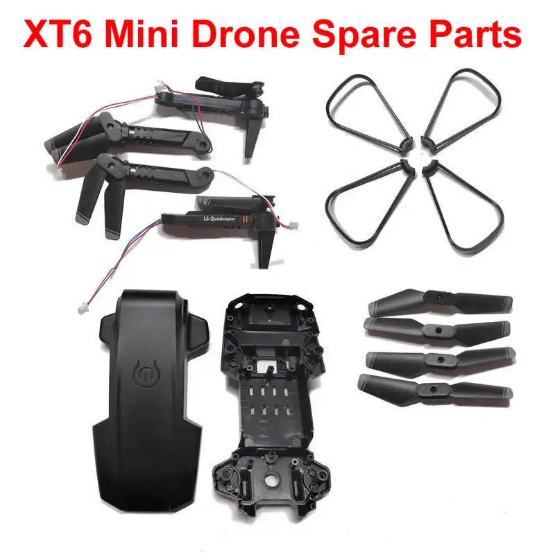 

LSRC XT6 Foldable Drone Spare Parts Arm Motor Engines Shell Propeller Guard for LS-XT6 LS-Quadcopter