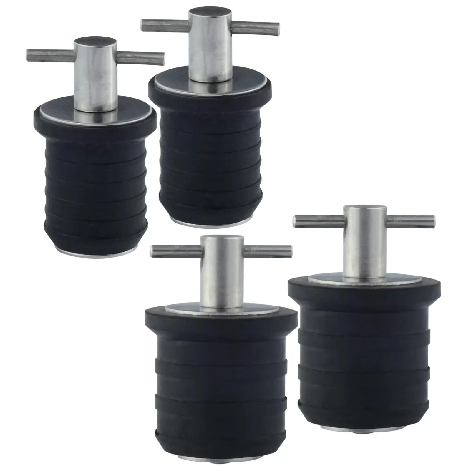 

2 шт., сливная пробка из нержавеющей стали 304 и резины с Т-образной ручкой, поворотная пробка для сливного отверстия 1 дюйм, 25 мм / 1-1/4 дюйма, 32 мм на морской лодке, яхте