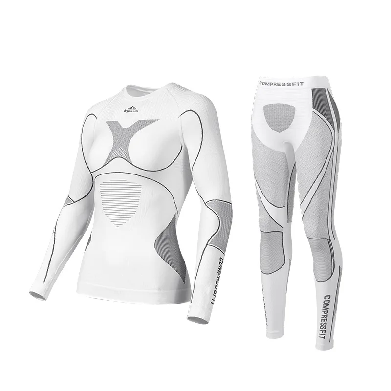 Outdoor Sports Cycling Compression Warm Functional Underwear Bottom Suit Autumn Winter Skiing Quick Drying Clothes Men and Women