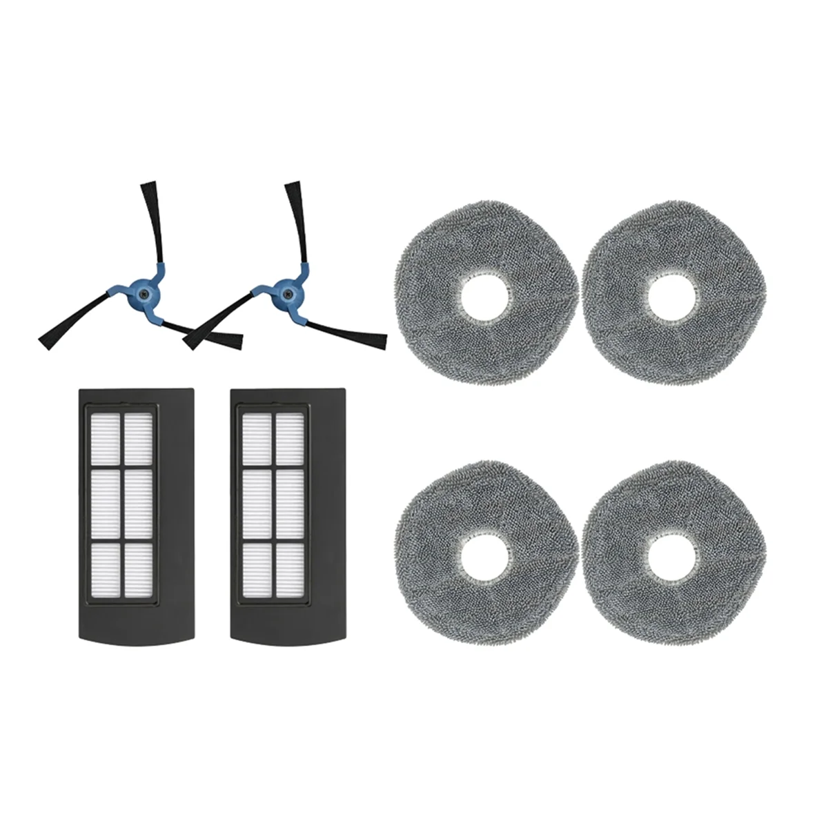 

A04V для X9 Pro запасные части, аксессуары, боковая щетка, фильтр Hepa, ткань для швабры