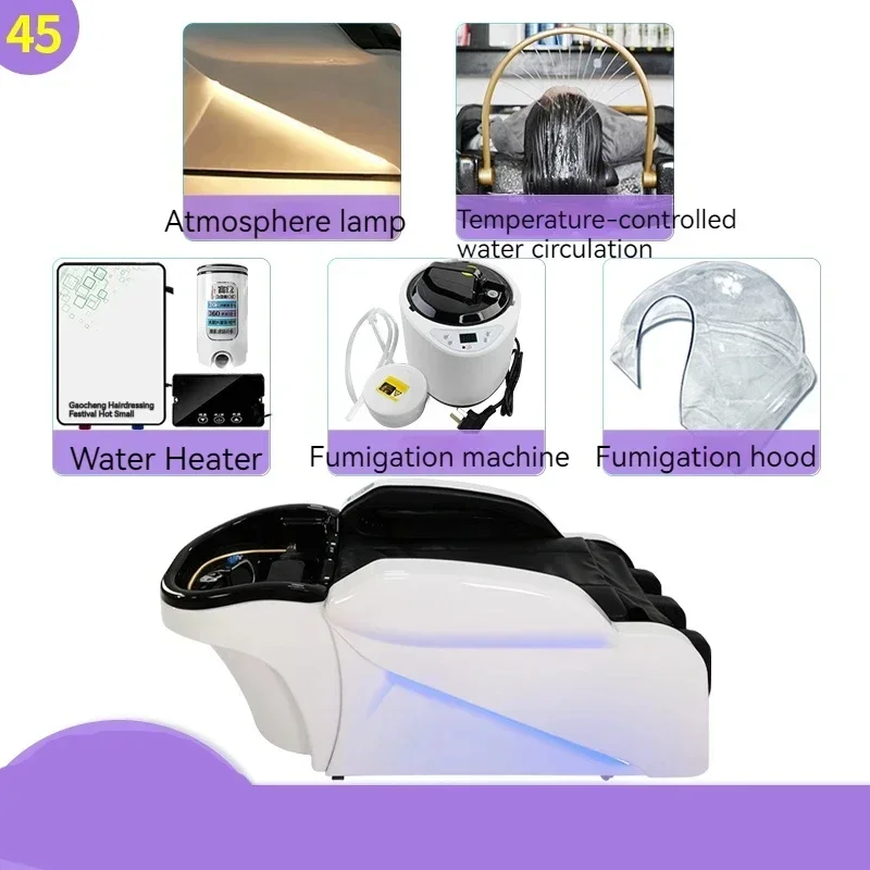 Hair Shampoo Massage Bed Professional Chair Salon Washing Hairdressing Living Room Bowl Portable Japanese Water XFY-82