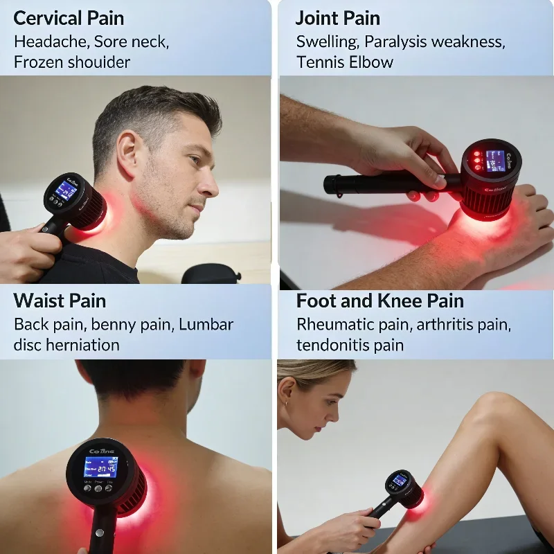 Clinic-Grade Dual-Mode Therapy Laser 5W Class IV HLKGO 808nm 650nm Veterinary Human Device Pain Management