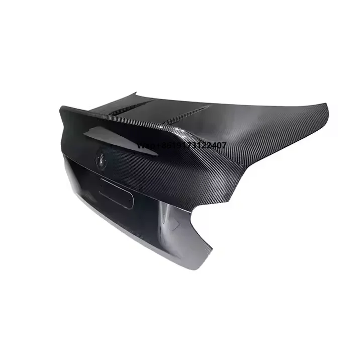 

For M2 G87 Carbon Fiber Rear Trunk Lid Modification Upgrade New Condition Black