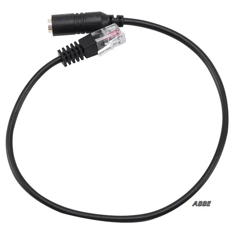 

6Pc 3.5Mm Stereo Audio Headset To For Jack Female To Male RJ9 Plug Adapter Converter Cable Cord