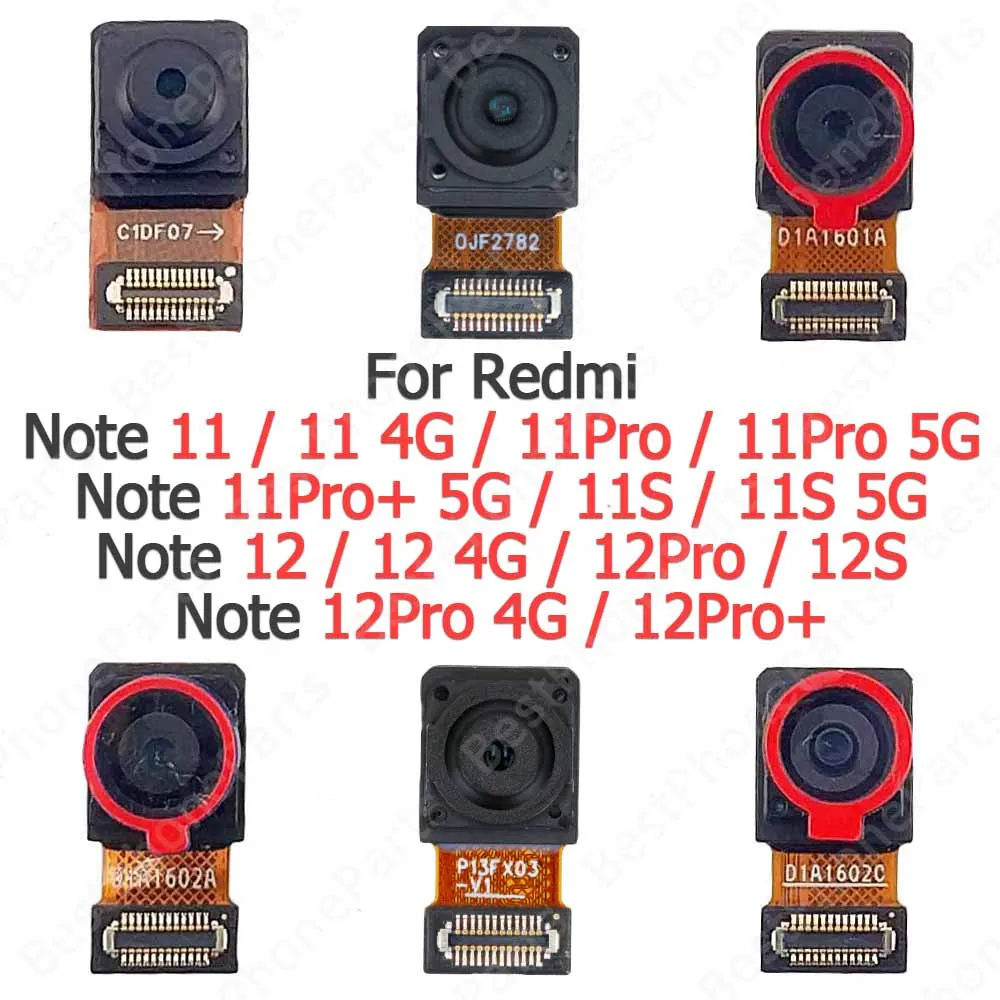 

Selfie Camera For Xiaomi Redmi Note 11S 5G 11 Pro 4G 12S 12 Pro+ Plus Frontal Front Camera Module Replacement Parts