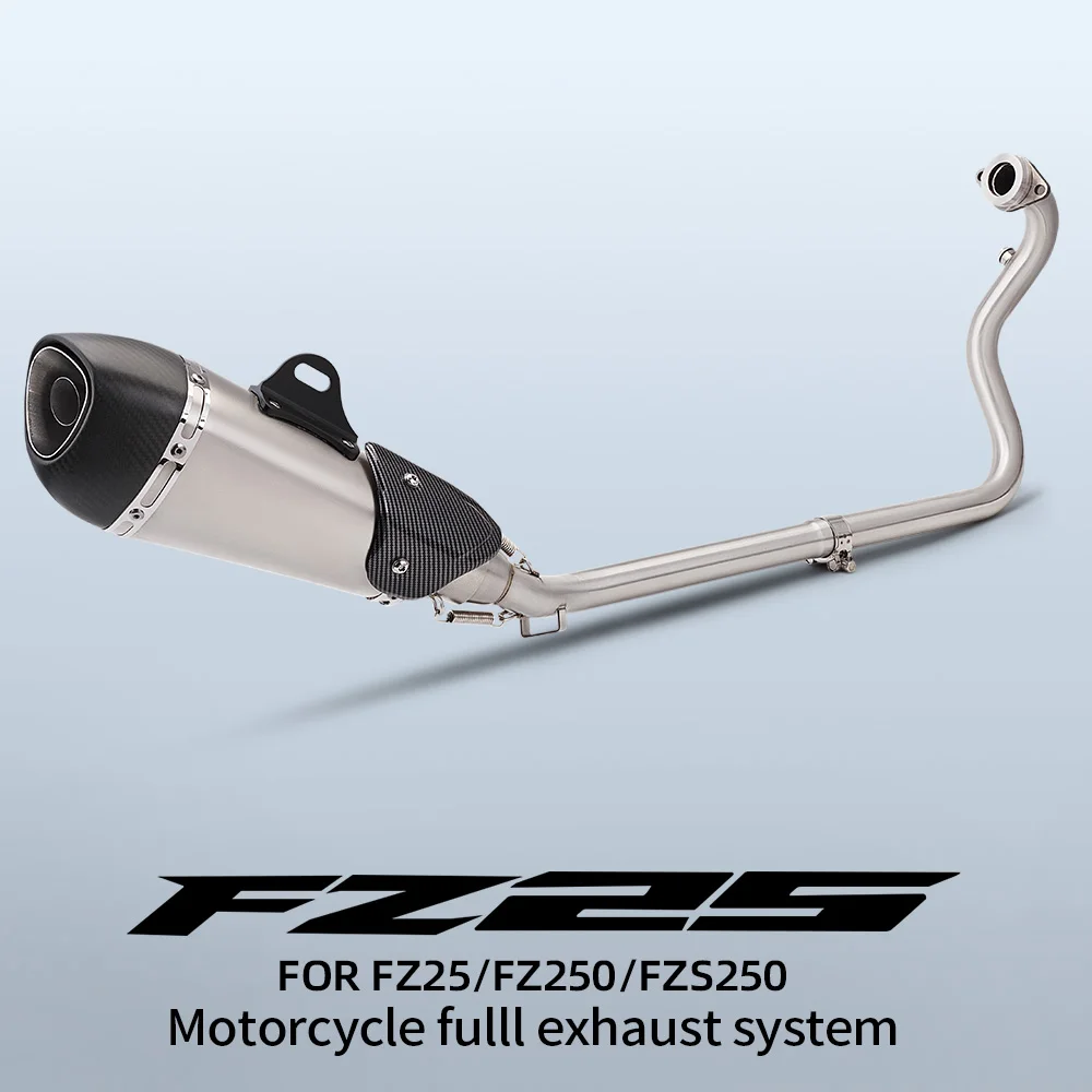 

Выхлопная система мотоцикла Escape для FZ250 FZS250 FZS FZ Fazer 250, модифицированный глушитель, передняя средняя труба