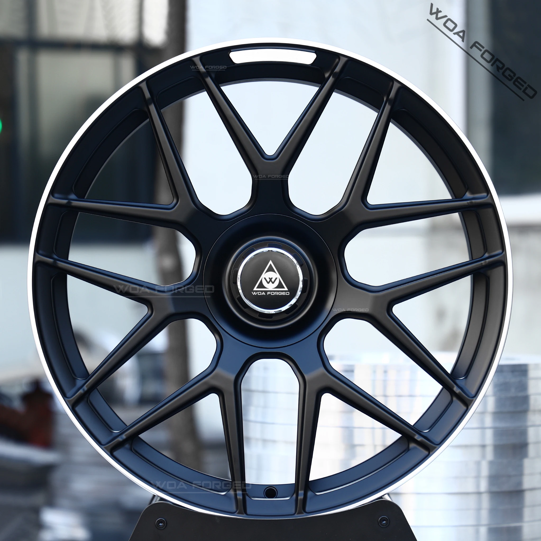 New Floating Center Cap 16-24 Inch Forged Aluminum Rims Stylish Muscular Design Polished Low Weight 5x114.3/5x120 5
