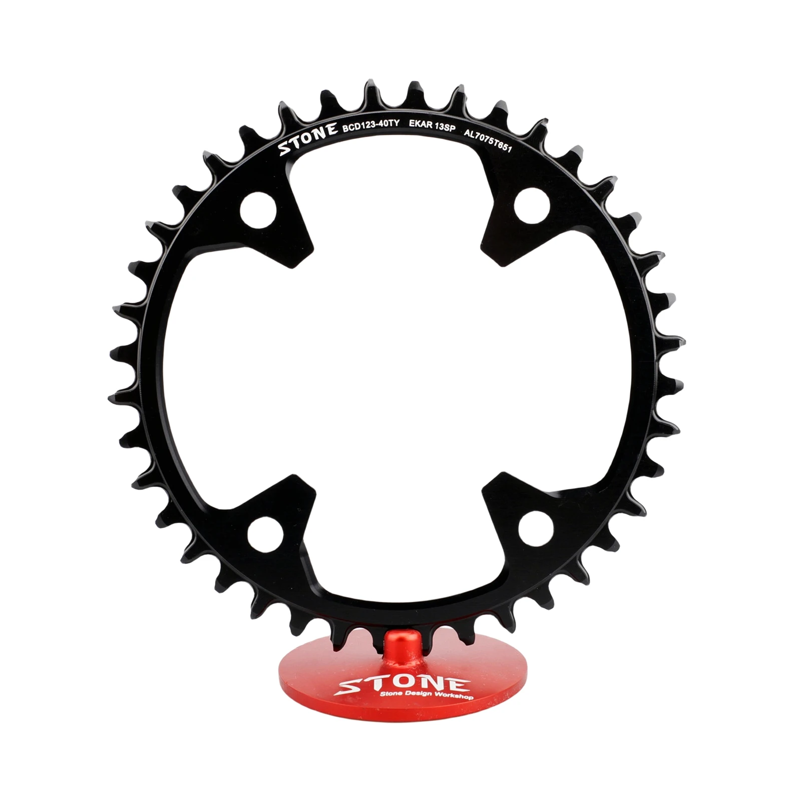 Stone 123BCD Bike Chainring Round for Campagnolo for Ekar Crank Gravel Road 1x13 Crankset for CP 13 Speed C13 Chain