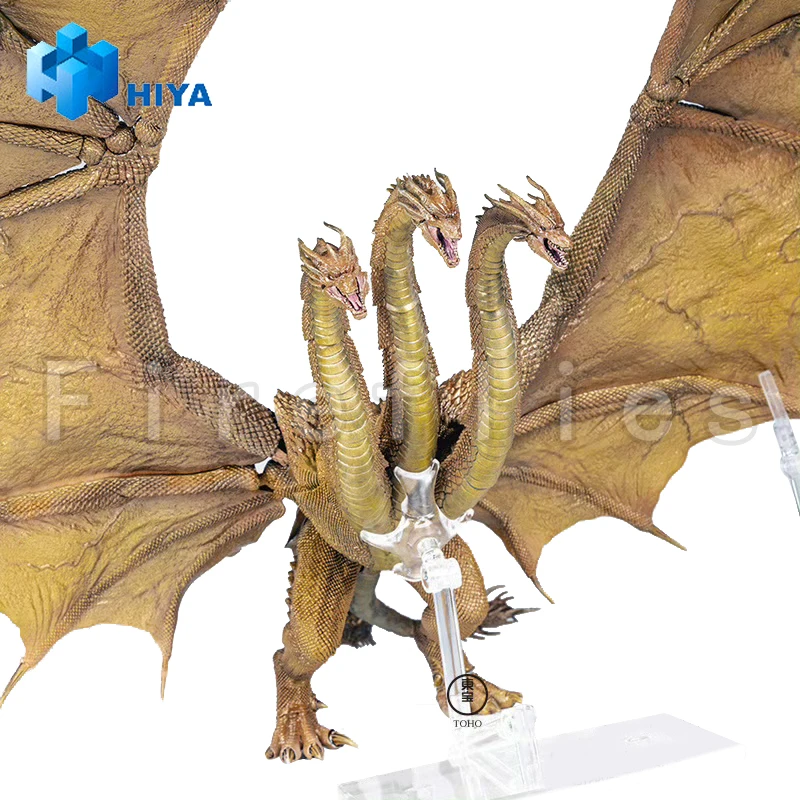 モンスターアクションフィギュアのヒヤゴジラキング,重力ビームバージョン,絶妙なベーシックシリーズ,35cm