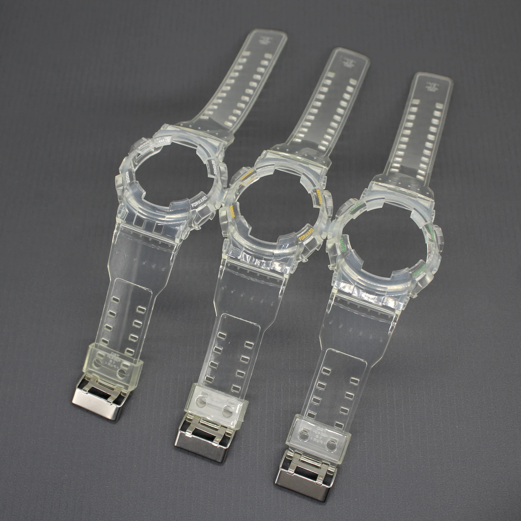 Replacement GD/GA/GAX/GLX100 120 Transparent One Piece Band Watch Strap Case Resin Protective Case Conversion