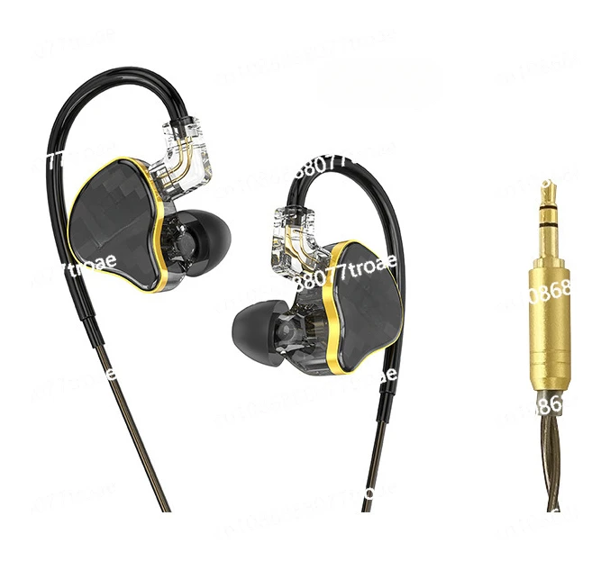 In ear wired headphones, replaceable monitoring headphones, high fidelity HiFi noise cancelling headphones