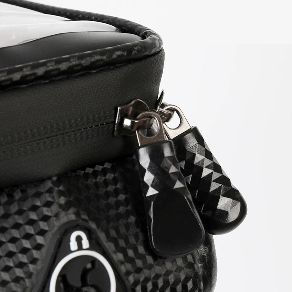 1.5L Bike Frame Front Tube Bag 7.4 Inch Touchscreen Hard Casing Bike Bag Waterproof Bike Phone Mount Pouch Bike Accessories